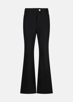 Pantaloni flare a vita alta