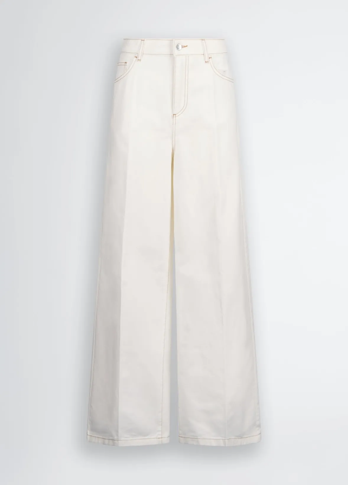 Pantaloni flare a vita alta