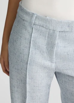 Pantaloni flare a vita alta