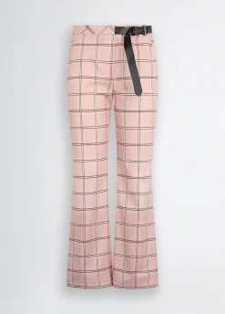 Pantaloni flare check