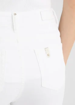 Pantaloni flare con bottoni