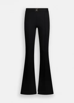 Pantaloni flare con cintura