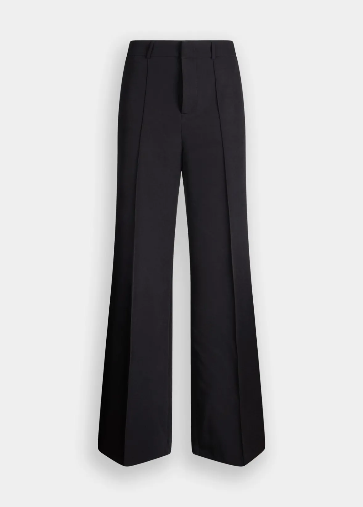 Pantaloni flare con spacchetti
