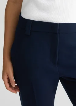 Pantaloni flare in cady crêpe