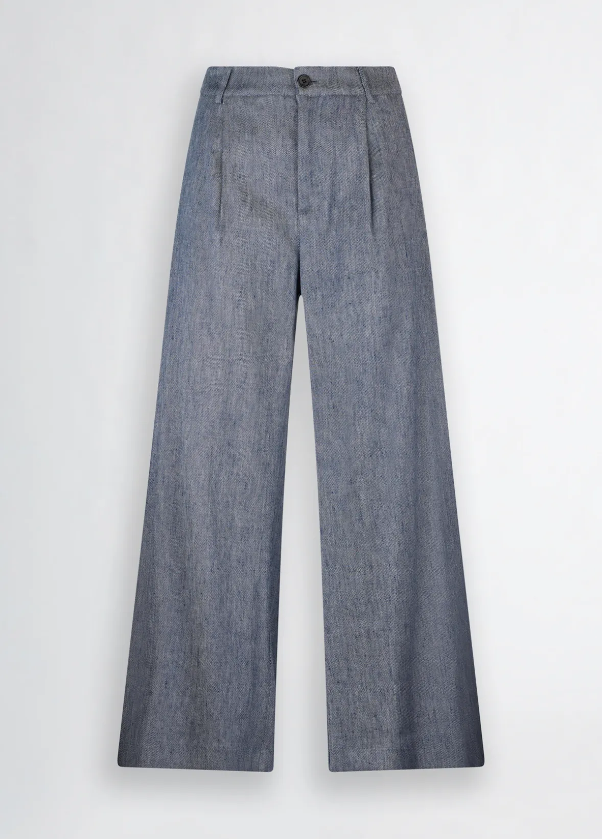 Pantaloni flare in denim