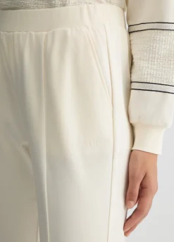 Pantaloni flare in jersey