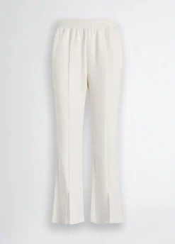 Pantaloni flare in jersey