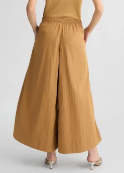 Pantaloni flare in nylon