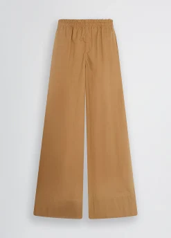 Pantaloni flare in nylon