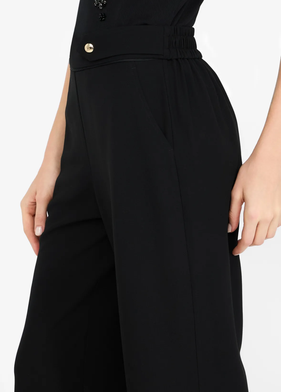 Pantaloni in cady crêpe