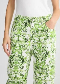 Pantaloni in cotone stampato