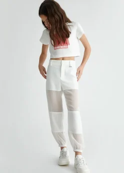 Pantaloni in crêpe