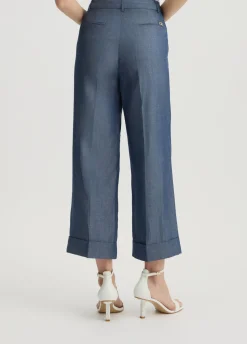 Pantaloni in misto lino