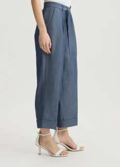 Pantaloni in misto lino