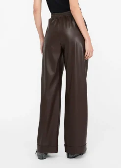 Pantaloni in tessuto spalmato