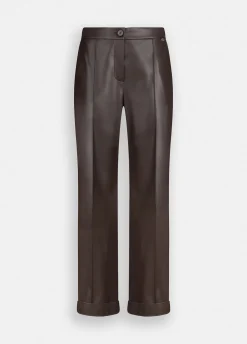 Pantaloni in tessuto spalmato