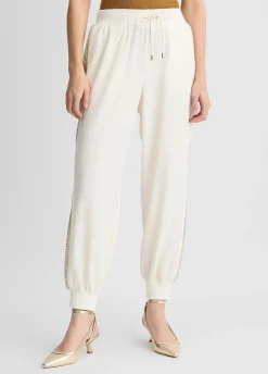 Pantaloni jogging con paillettes