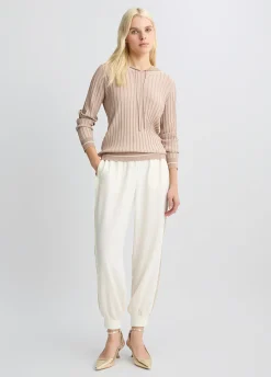 Pantaloni jogging con paillettes