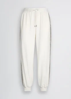 Pantaloni jogging con paillettes