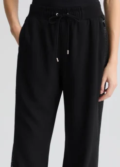 Pantaloni jogging con paillettes