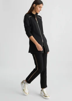 Pantaloni jogging in cady