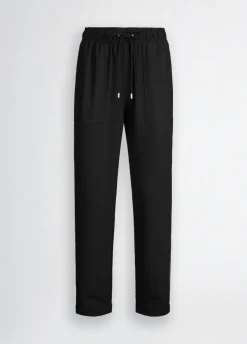 Pantaloni jogging in cady
