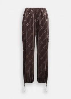 Pantaloni jogging in ciniglia