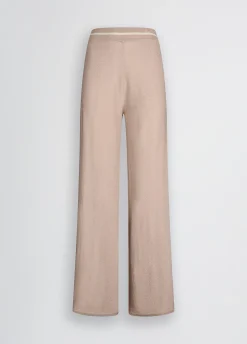 Pantaloni larghi in lurex®
