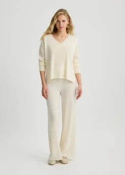 Pantaloni lunghi in maglia