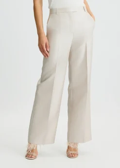 Pantaloni lunghi in shantung