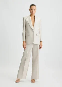 Pantaloni lunghi in shantung