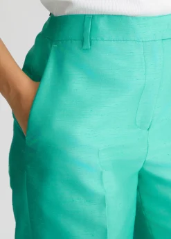 Pantaloni lunghi in shantung