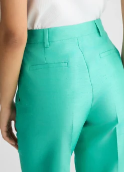 Pantaloni lunghi in shantung