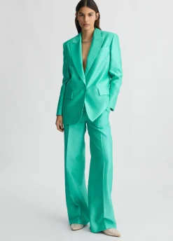 Pantaloni lunghi in shantung