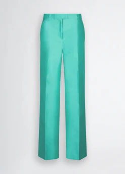 Pantaloni lunghi in shantung