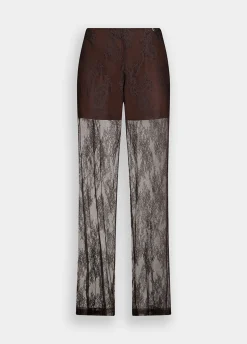 Pantaloni morbidi in pizzo