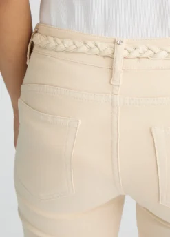 Pantaloni skinny con cintura