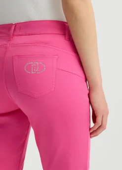 Pantaloni skinny in cotone