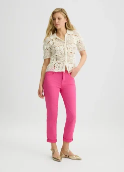 Pantaloni skinny in cotone