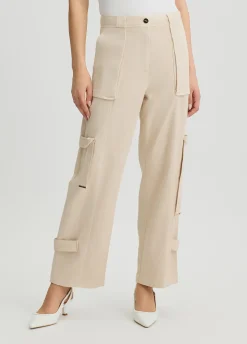 Pantaloni straight con tasche