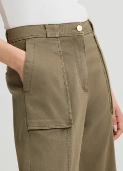 Pantaloni straight con tasche