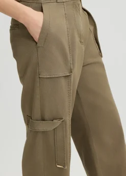 Pantaloni straight con tasche