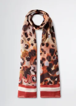 Pareo con stampa animalier