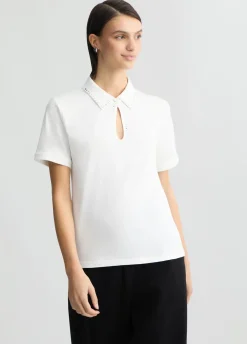 Polo con strass