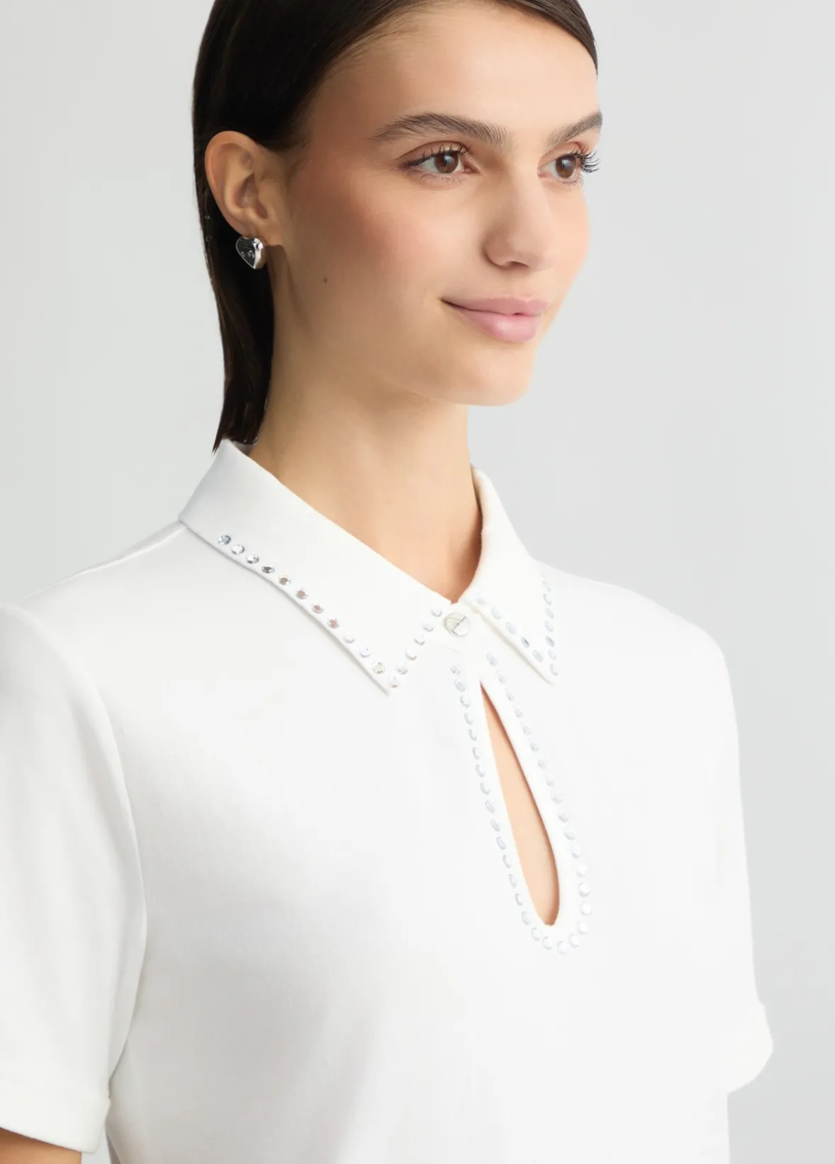 Polo con strass