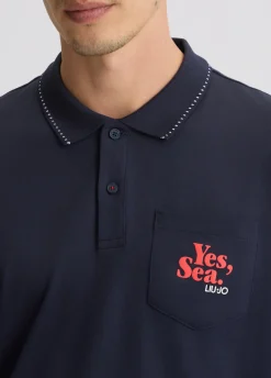 Polo con tasca