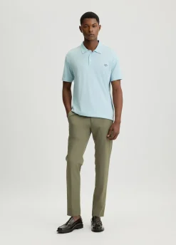 Polo in cotone con logo