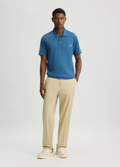 Polo in cotone con logo
