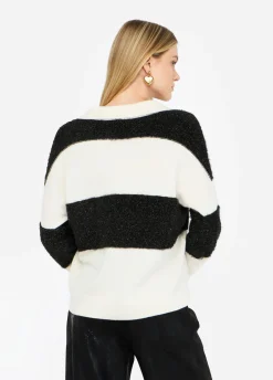 Polo in lana a righe