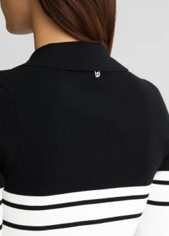 Polo in maglia a righe